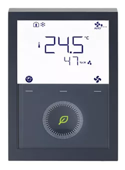 RDG200T BK Pannello comandi con termostato ambiente,